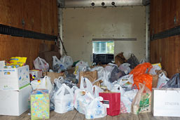 Food Collected at Fairfield Harbor